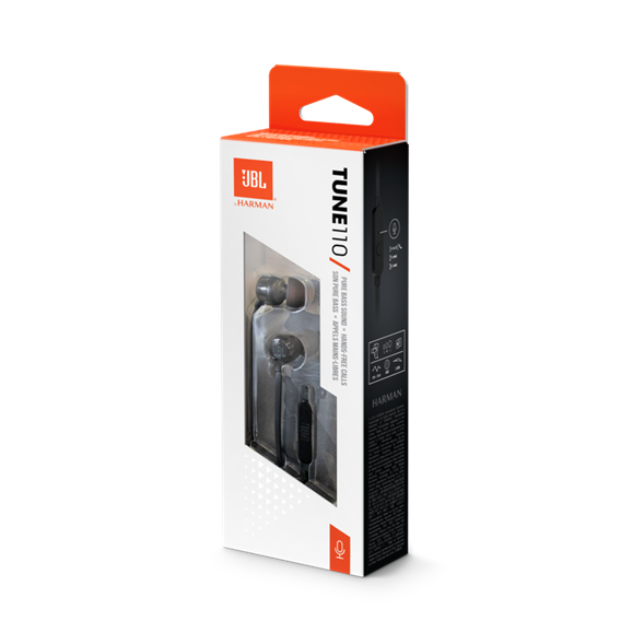 AUDIFONOS JBL TUNE T110 WIRED NEGRO JBLT110BLKAM