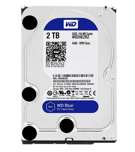 DISCO DURO WESTER DIGITAL 2TB BLUE WD20EARZ