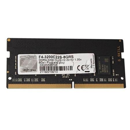 MEMORIA RAM G.SKILL RIPJAWS 8GB DDR4 3200 SO-DIMM F4-3200C22S-8GRS