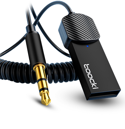 ADAPTADOR BLUETOOTH 5.0 TOOCKI PARA AUTO TBT01-YS01