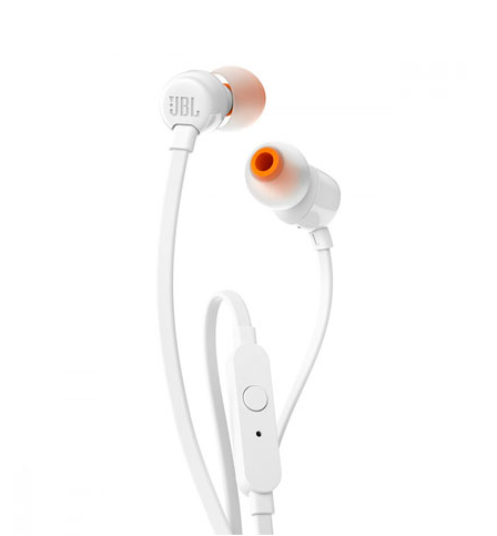 AUDIFONOS JBL TUNE T110 WIRED BLANCO JBLT110WHTAME