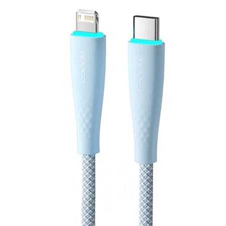 CABLE TOOCKI TIPO C A LIGHTNING 1M BLUE TXCTL-BMH03