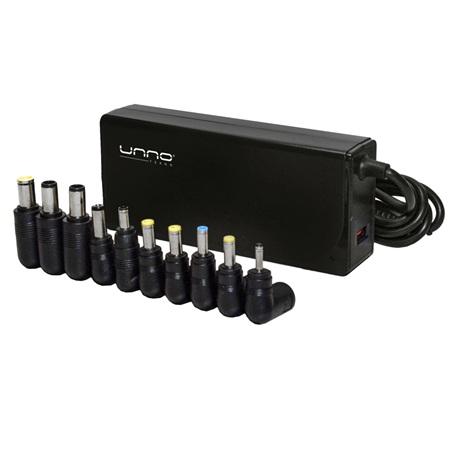 CARGADOR UNIVERSAL PARA PORTATIL UNNO TEKNO PW5291BKAUTO SWITCH 90W 10 PUNTAS