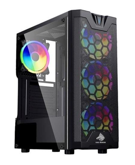 CASE GAMING EAGLE WARRIOR CG12AA GLASS H430 + 3 RGB FAN