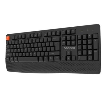 COMBO DE TECLADO Y MOUSE INALAMBRICO MEETION C4130 2.4GHZ BLACK