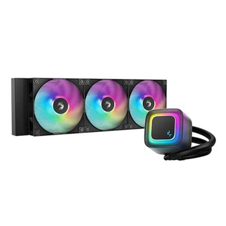 ENFRIAMIENTO LIQUIDO DEEPCOOL LE360 V2 AIO 360MM BLACK  R-LE360-BKAMMC-G-2