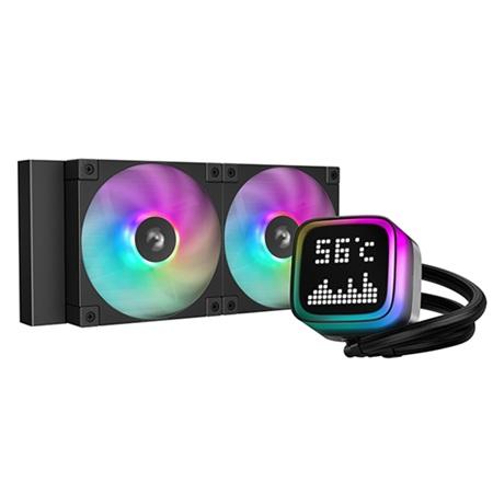 ENFRIAMIENTO LIQUIDO DEEPCOOL LP240 AIO 240MM MATRIX DISPLAY R-LP240-BKMSNC-G-1
