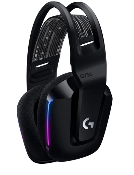 HEADSET INALAMBRICOS GAMING LOGITECH G733 BLACK 981-000863 (AURICULAR) 
