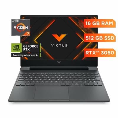 LAPTOP HP VICTUS 15-FB3020LA, 15.6, AMD RYZEN 7 7445H FHD 16GB DDR5 512 M.2 RTX 3050 BT4F7LA#ABM
