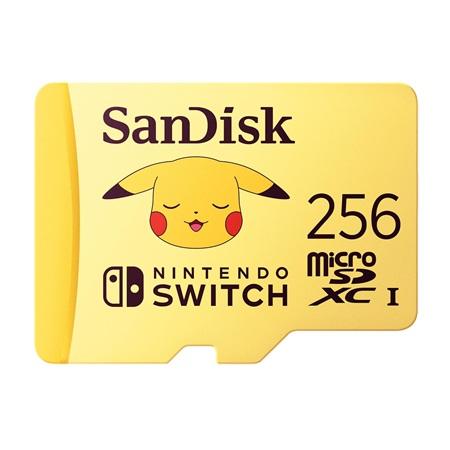 MEMORIA MICRO SD SANDISK 256GB POKEMON NINTENDO SWITCH SDSQXAO-256G-GN6ZK