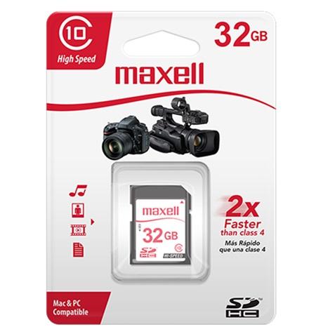 MEMORIA SD MAXELL 32GB SDHC-CL10 HI-SPEED