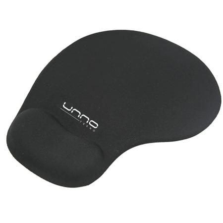 MOUSEPAD GEL UNNO TEKNO BLACK MP6001BK