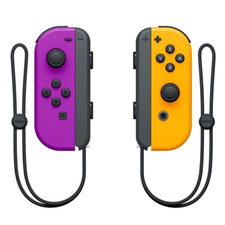 NINTENDO JOY-CON (L/R) - NEON PURPLE-ORANGE (JP) - ACCESSORY 4902370544077