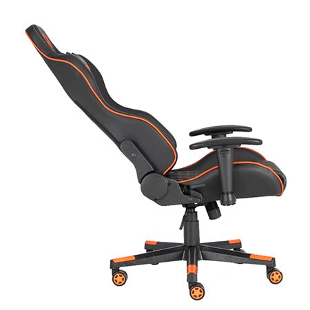 SILLA GAMER NEGRO NARANJA MEETION CHR14