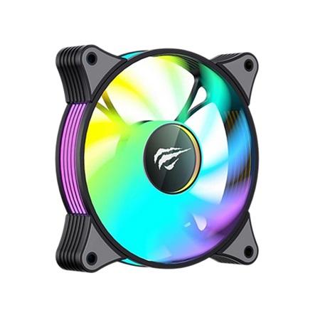 VENTILADOR HAVIT F2095 RGB BLACK HVCF-F2095-BK